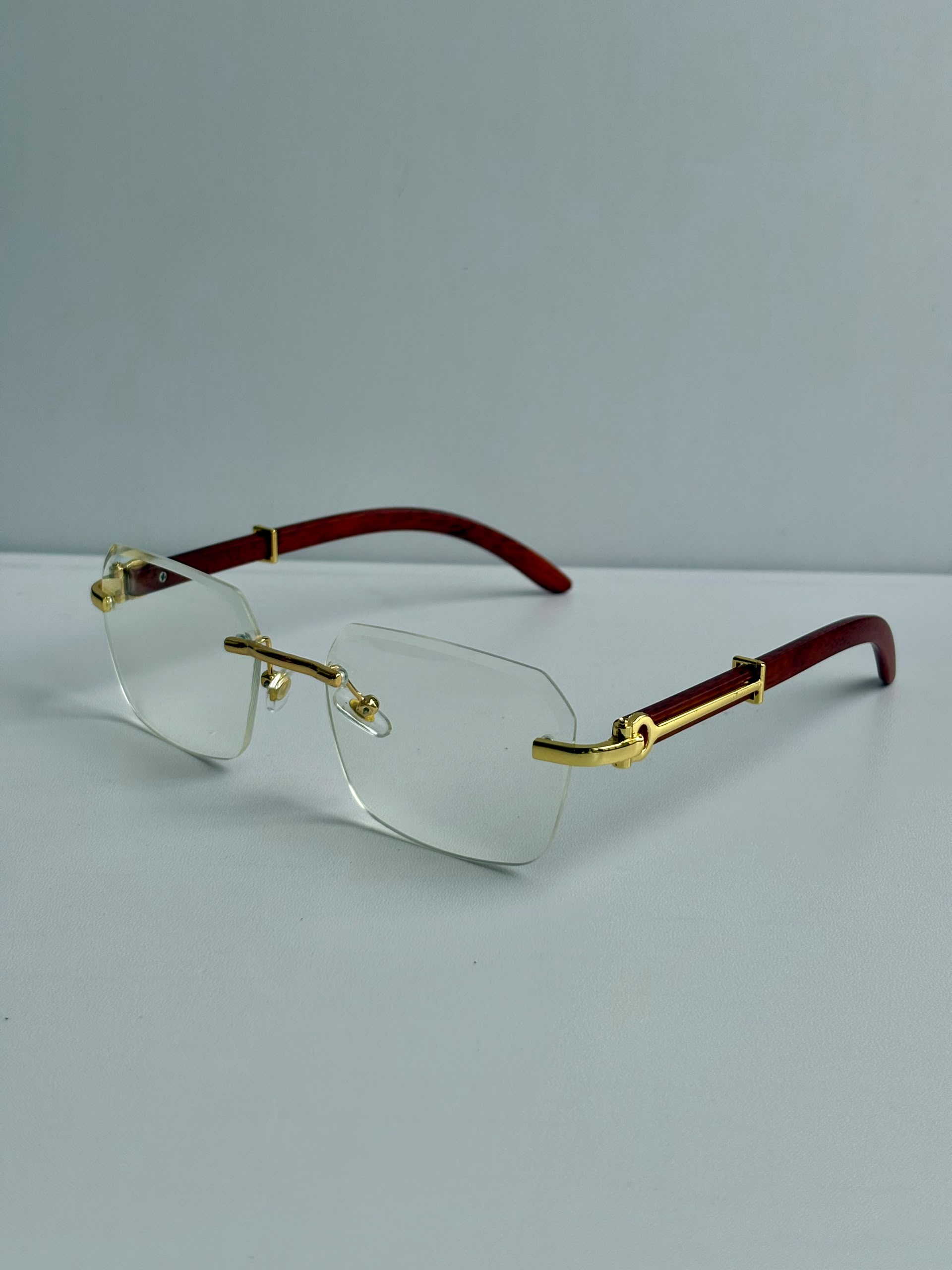 Luxe Vision Clear Rimless Eyewear